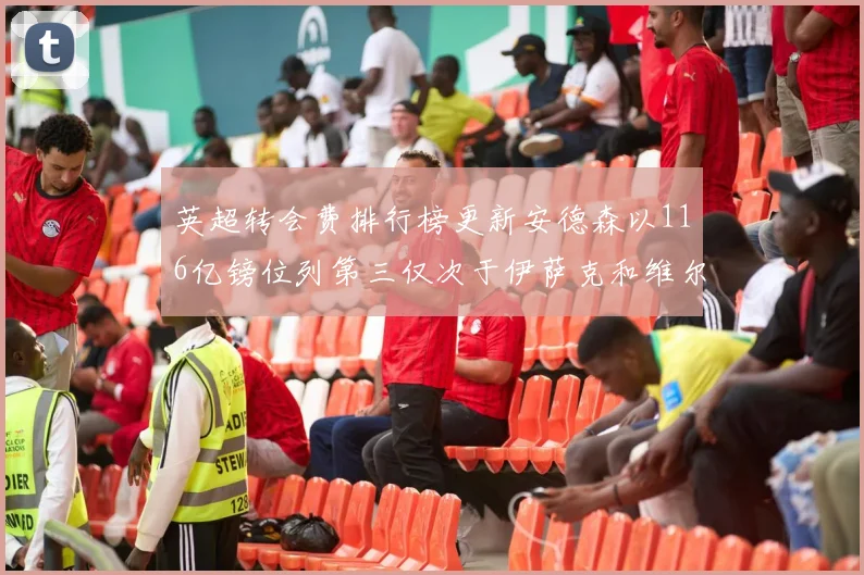 英超转会费排行榜更新安德森以116亿镑位列第三仅次于伊萨克和维尔茨